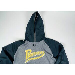 Under Armour Carolina Panthers NFL Hoodie Mens XL Black Gray Football Pullover